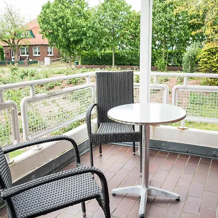 شقة Appartementhaus Westerloog 09-balkon